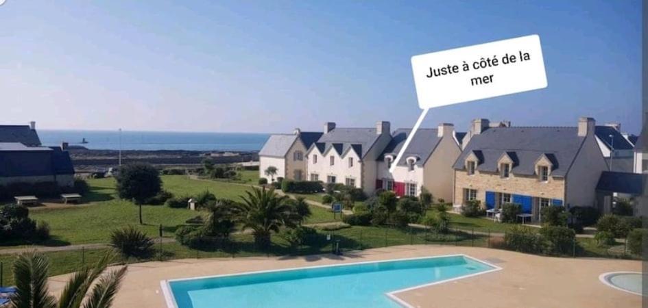 LocaLise - Maison E4 au Guilvinec - A 20m de la mer avec jardin et piscine - Tout à pied, plages, port, centre, commerces, marché - Wifi inclus - Linge de lit inclus - Animaux bienvenus Vila Exterior foto